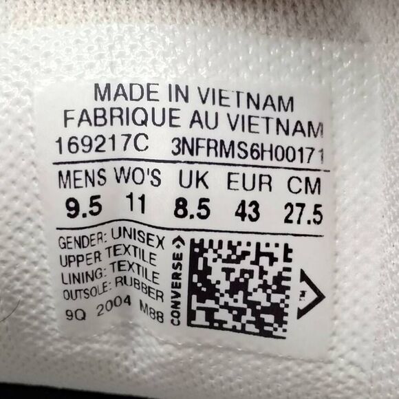 Rokit x Converse Pro Leather Ox Casual Sneakers Mens Size 9.5 White Shoes‎ - Picture 9 of 9